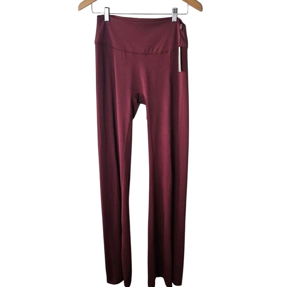 Paragon Recstretch Sculptseam Plus Flare Legging Women XXL Maroon Athleisure NWT